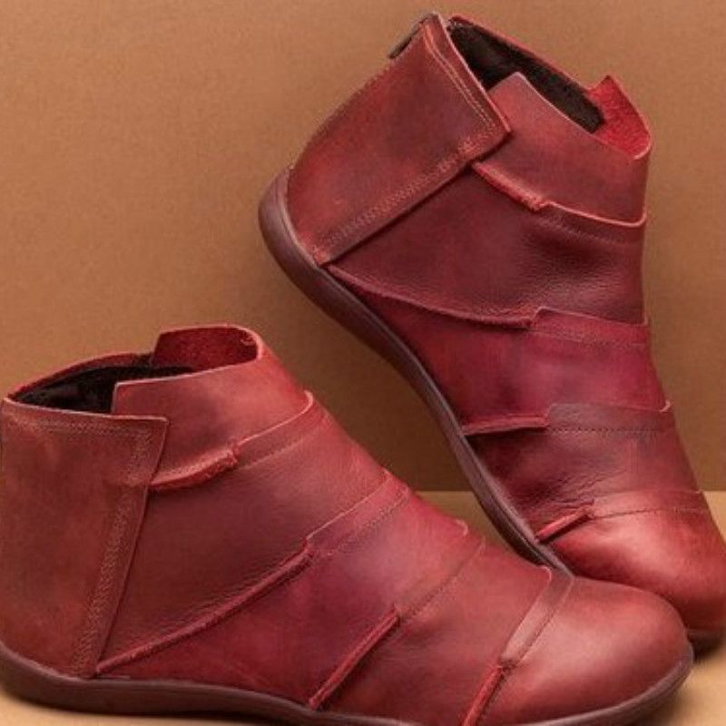 flat winter ankle boots