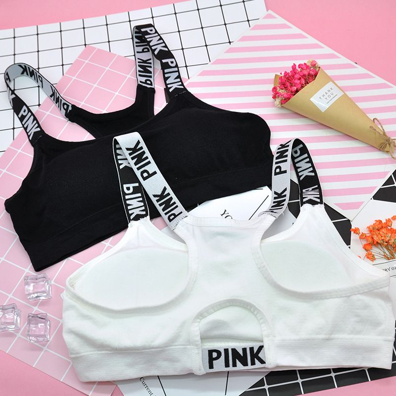 white push up sports bra