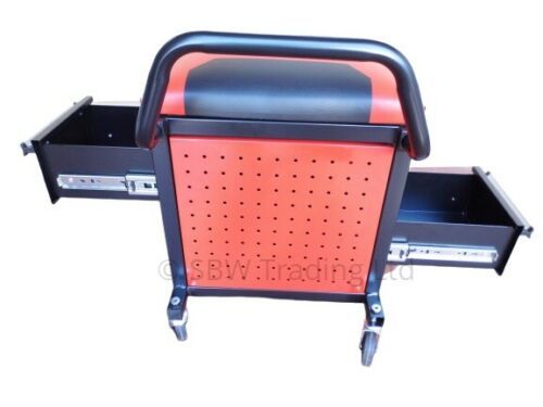 Mechanic Creeper Mobile Work Chair & Stool Trolley Seat & Drawers CT4346 