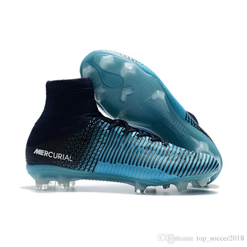 blue mercurial cleats