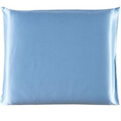 Jedwabna poduszka niebieska