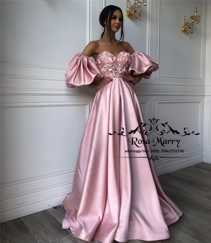 pink satin dress plus size