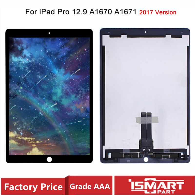 Black LCD Display Screen Replacement For 2017 iPad Pro 12.9" 2nd Gen A1670 A1671 