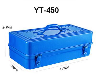 Iron Metal Hand Toolbox Multi-function Portable Repair Tool Box