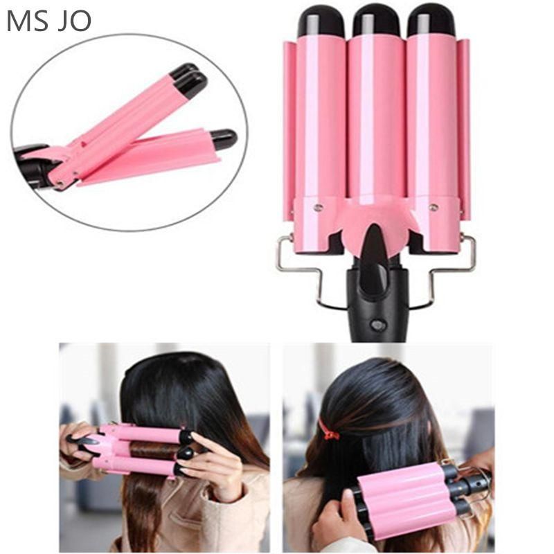 Professional Hair Curling Iron Ceramic Triple Barrel Hair Curler