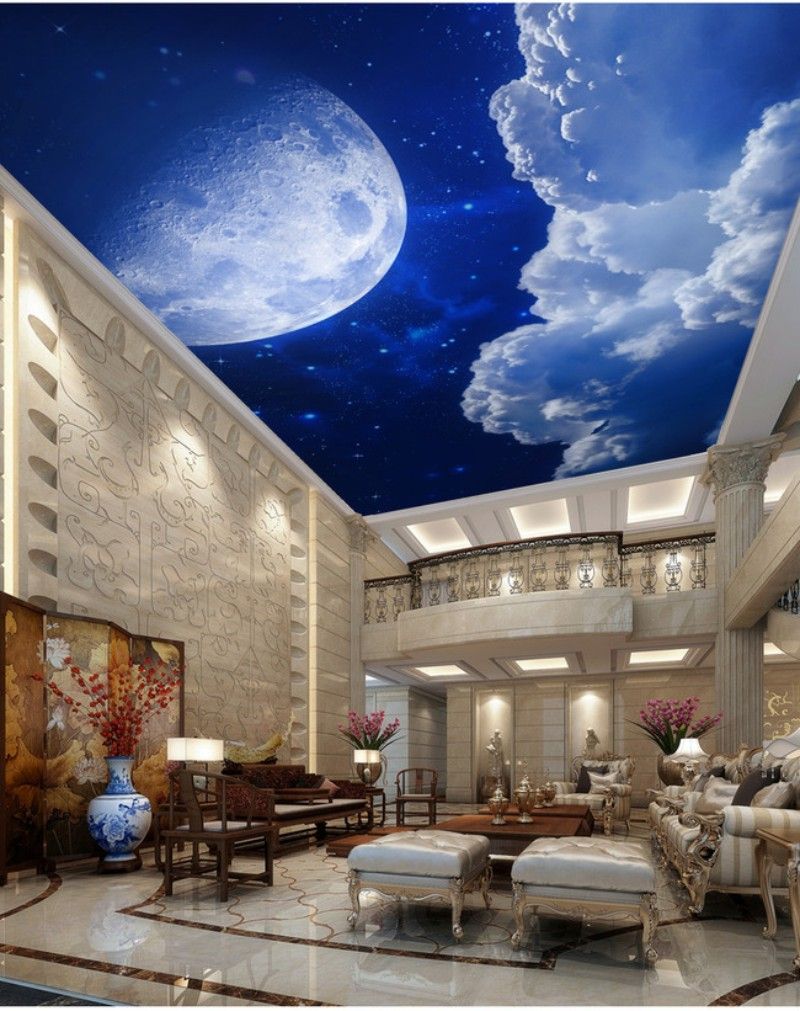 Photo Wallpaper Living Room Bedroom Ktv Ceiling Murals Wallpaper