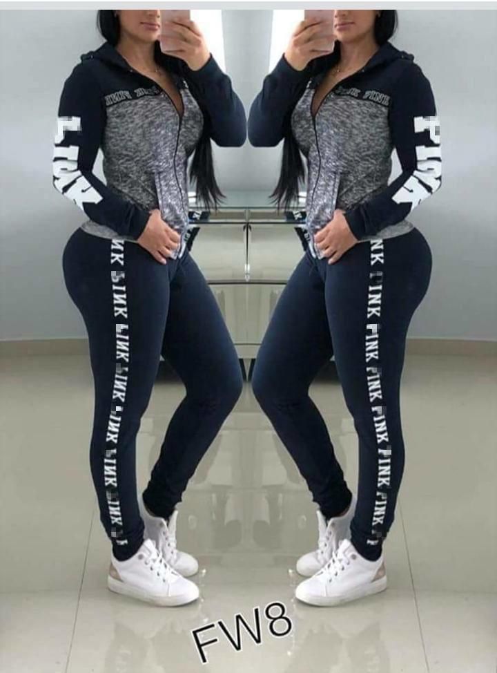 pink tracksuit plus size