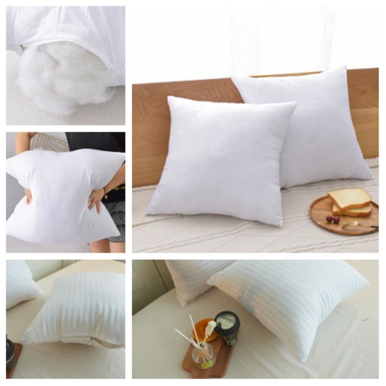 White Decorative Pillow Square Pillow Core Form Cushion Stuffing
