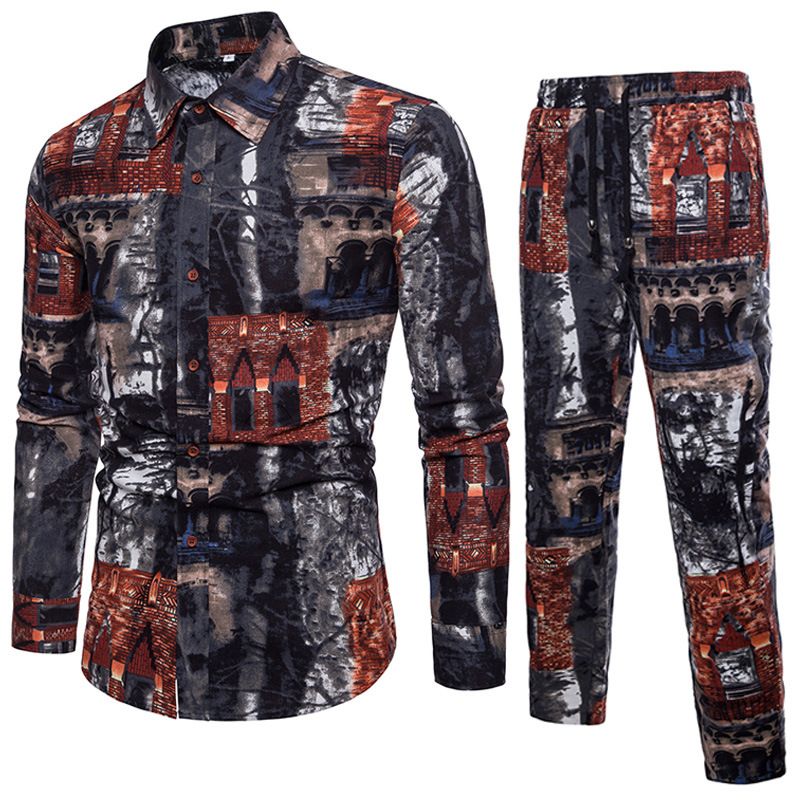 Linen 2 piece set mens Clearance