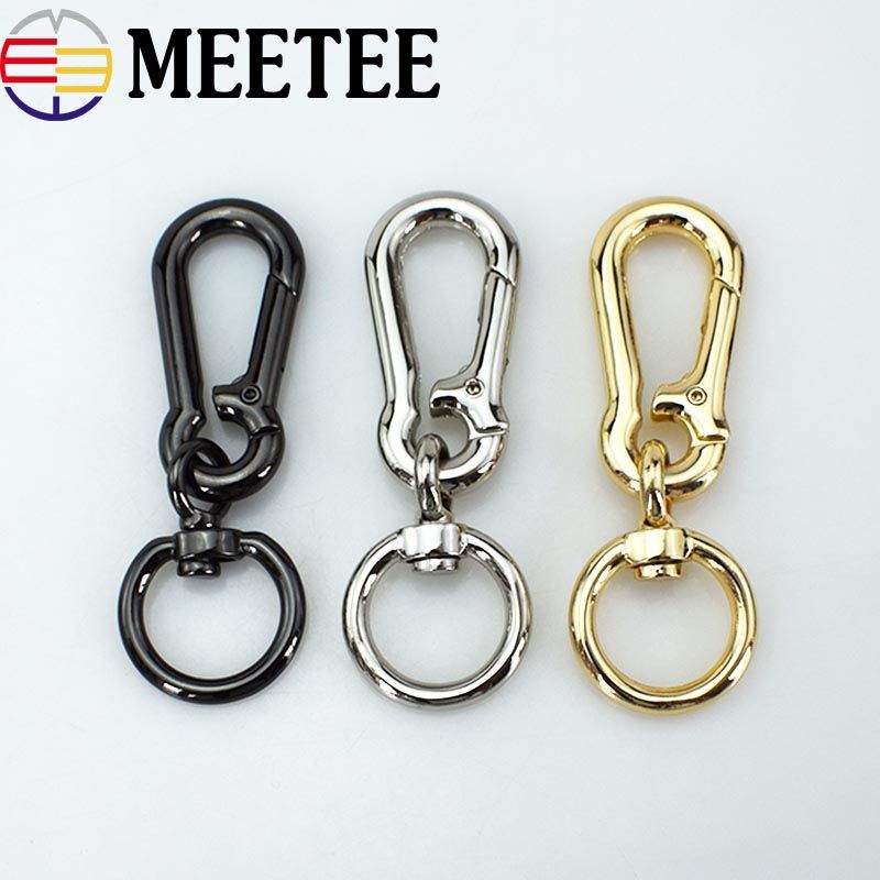 2021 F1 30 High Quality Dog Collar Metal Clip Buckle Handbag Keychain