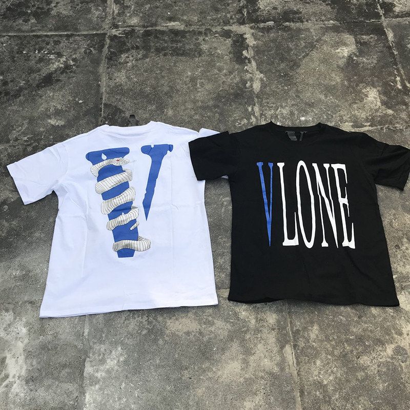 Vlone White Snake Mens T Shirt Vlone Designer T Shirt Big V Logo