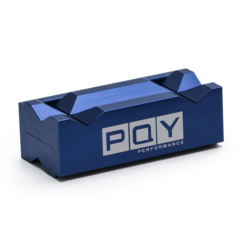 Blauw met PQY-logo