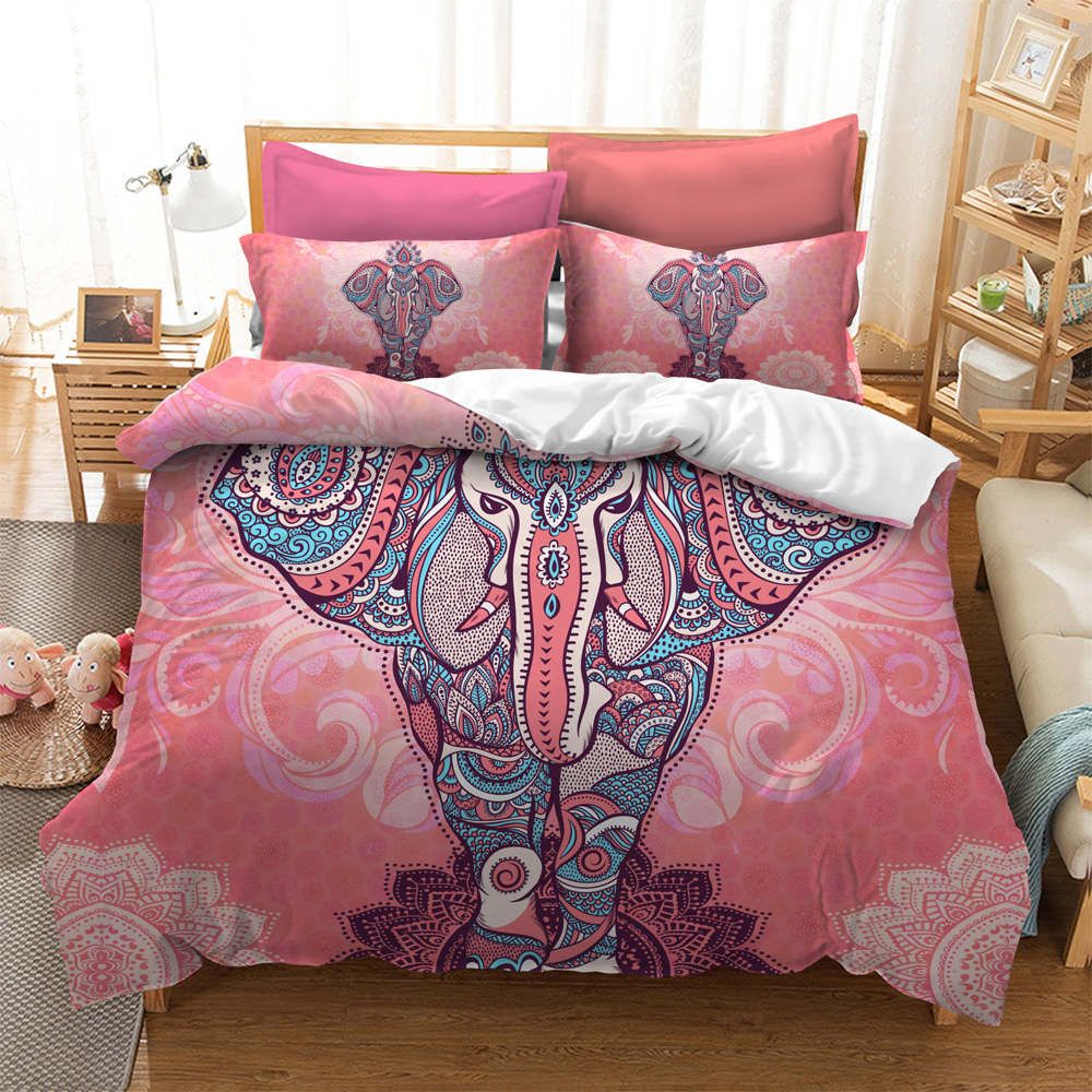 girls elephant bedding