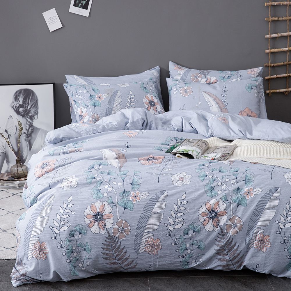 Duvet Cover Set Bedding Soft Comforter Cover With Novel Printing
