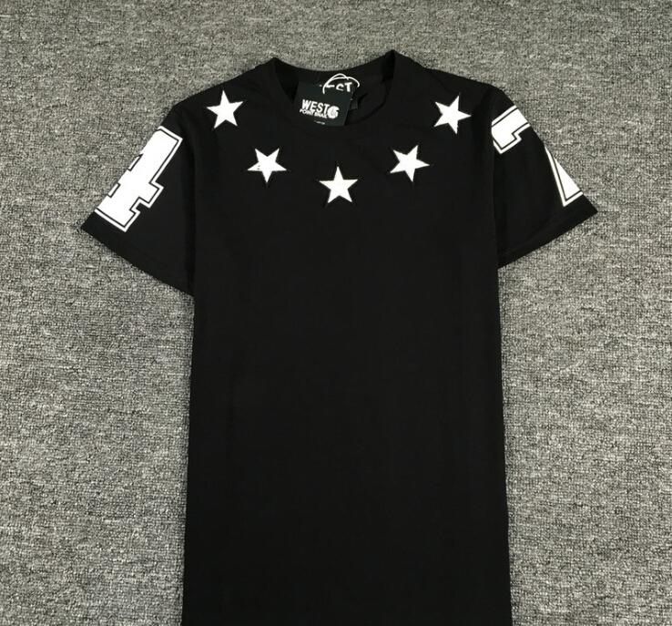 men's shirt with stars around neck