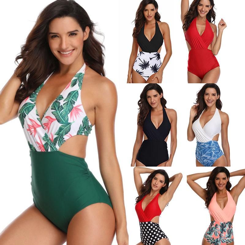 one piece high rise swimsuit