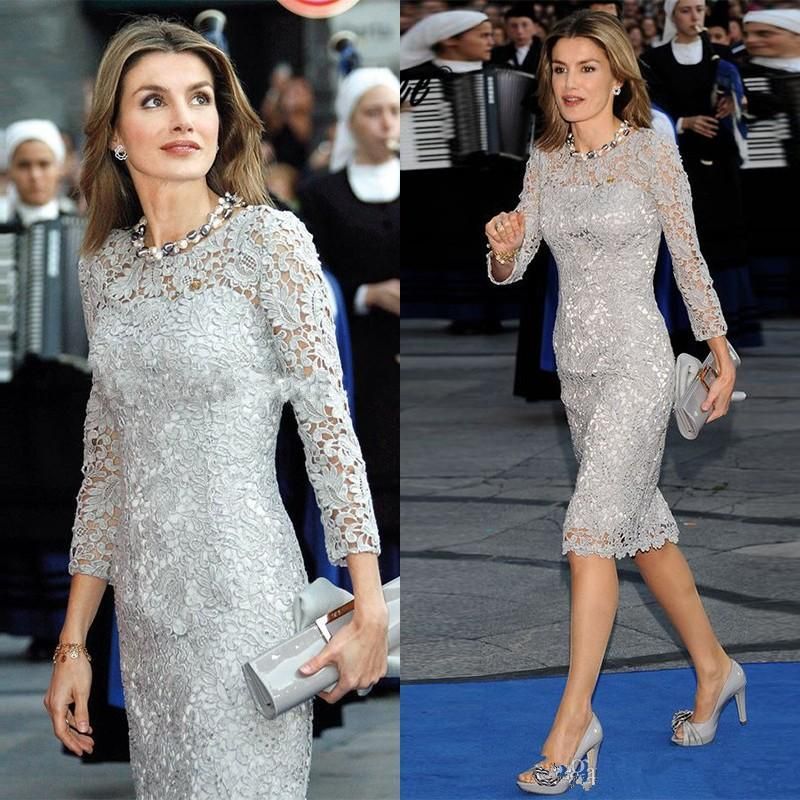 gray mother of the bride dresses knee length