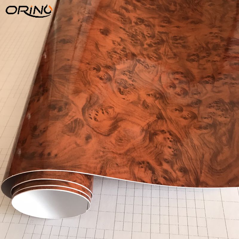 2019 High Glossy Wood Grain Car Interior Diy Vinyl Sticker Decal Wrap Film Size 10 20 30 40 50cmx152cm From Orinotech 4 17 Dhgate Com