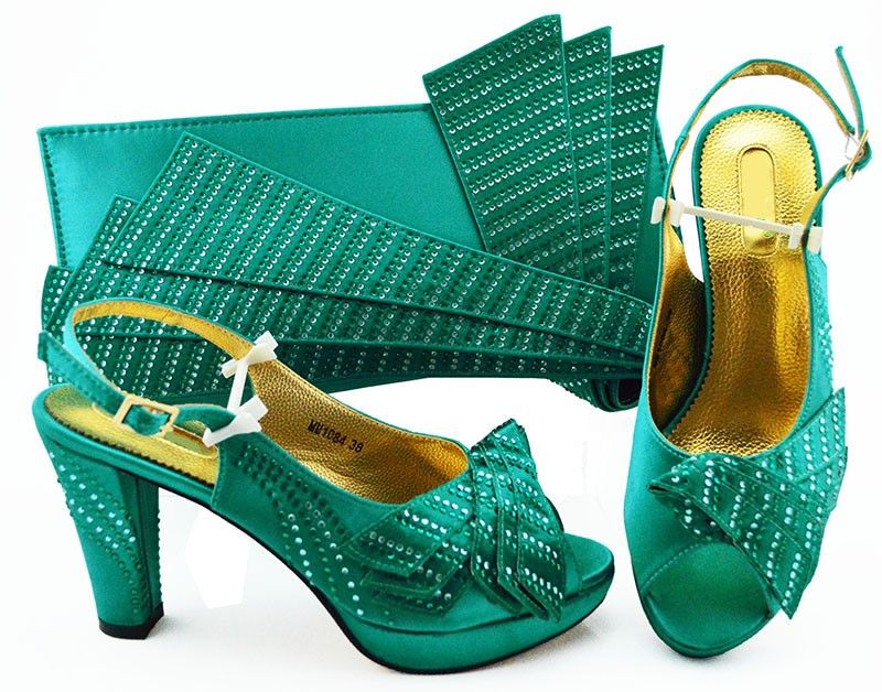 teal color pumps