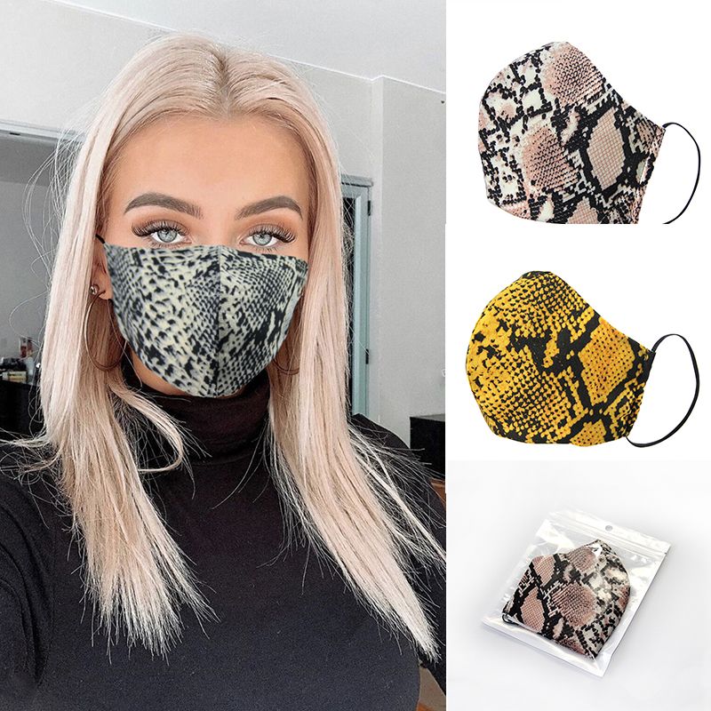 Cheap Designer Leopard Face Masks Washable Dustproof Respirator Riding