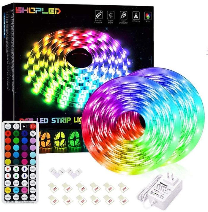 Waterproof 10M led strip kits + 44Key RF