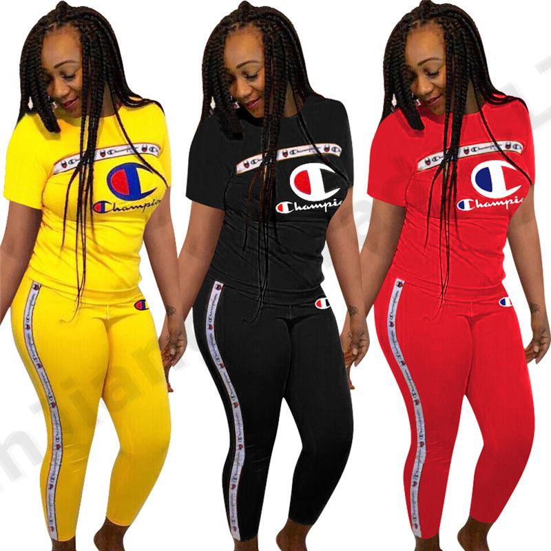champion shirt and leggings