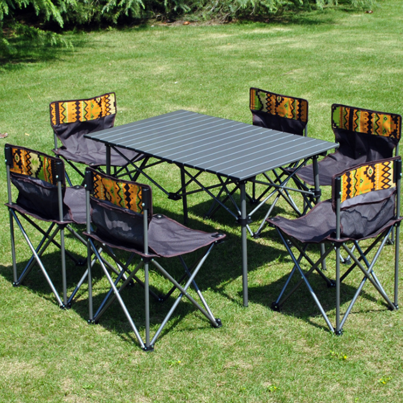 Folding Table And Chair Outdoor Portable Picnic Table And Chair Self Driving Tour Aluminum Alloy Picnic C Resin Patio Furniture Folding Lawn Chairs From Kuaigoubian 399 45 Dhgate Com