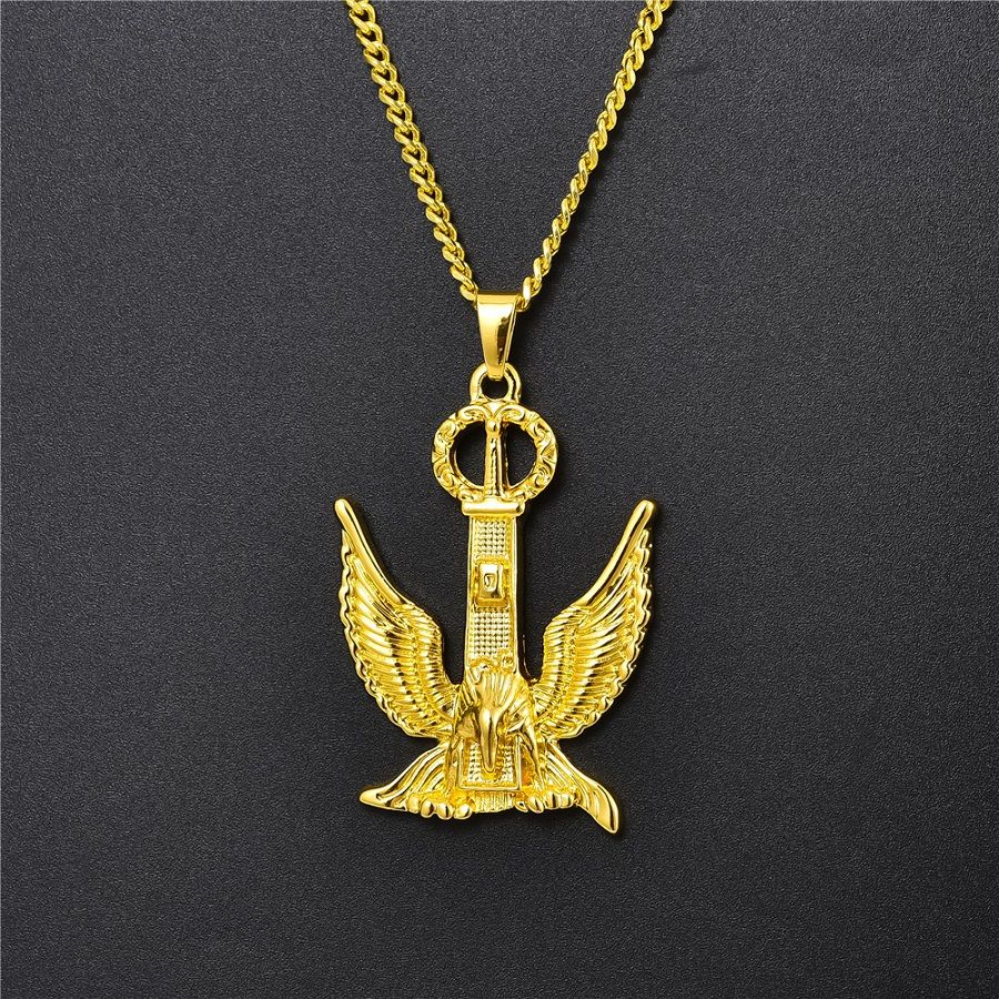 Mens eagle pendant necklace Clearance