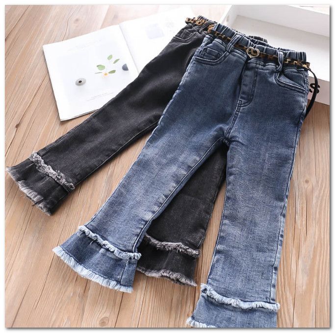 kids green jeans
