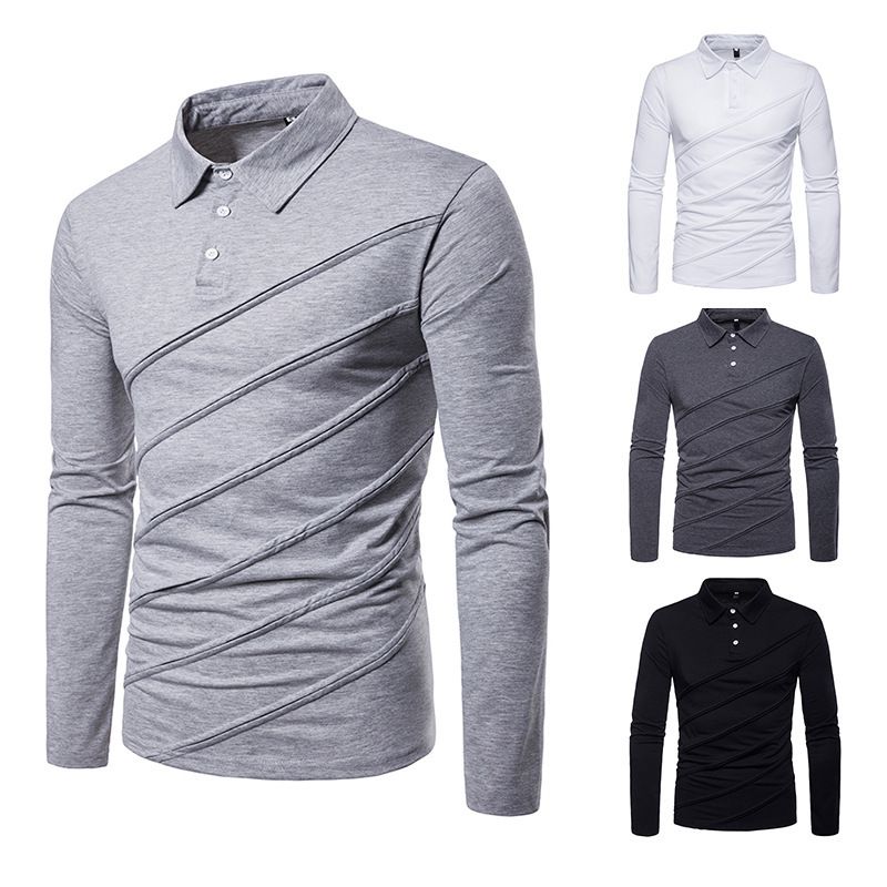 plus size long sleeve polo shirts