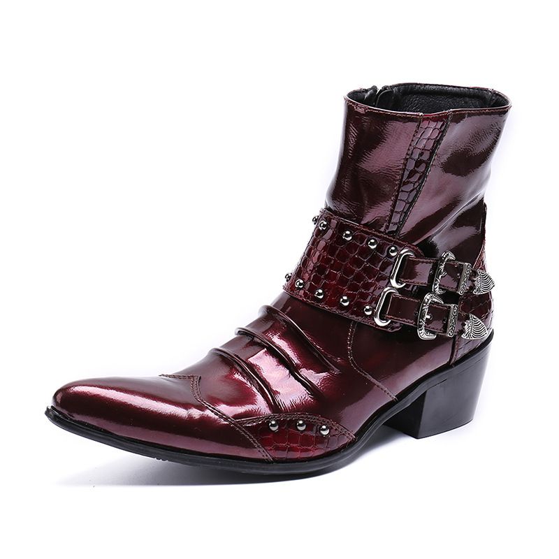 botas estilo vaquero para hombre