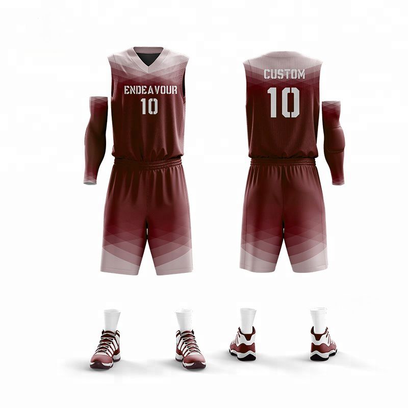 Custom Cheap High-quality Basketball uniform Mesh Blank Reversible