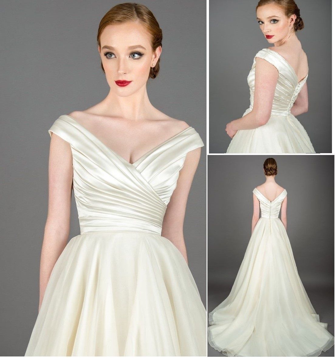 pleated bodice dress