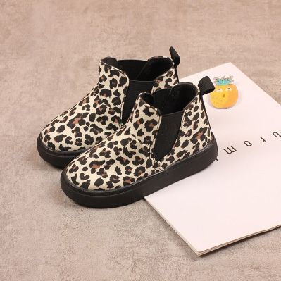 childrens leopard print trainers