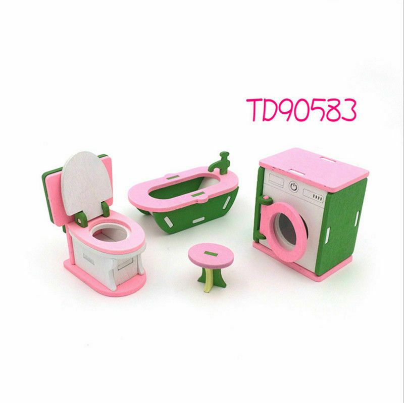 dolls house family with baby