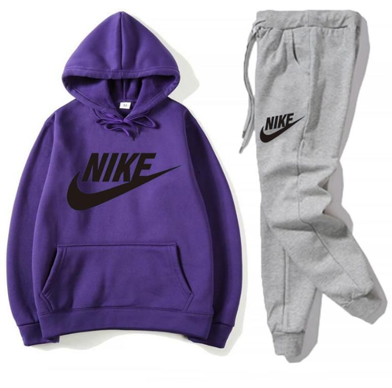 nike purple jogging suit