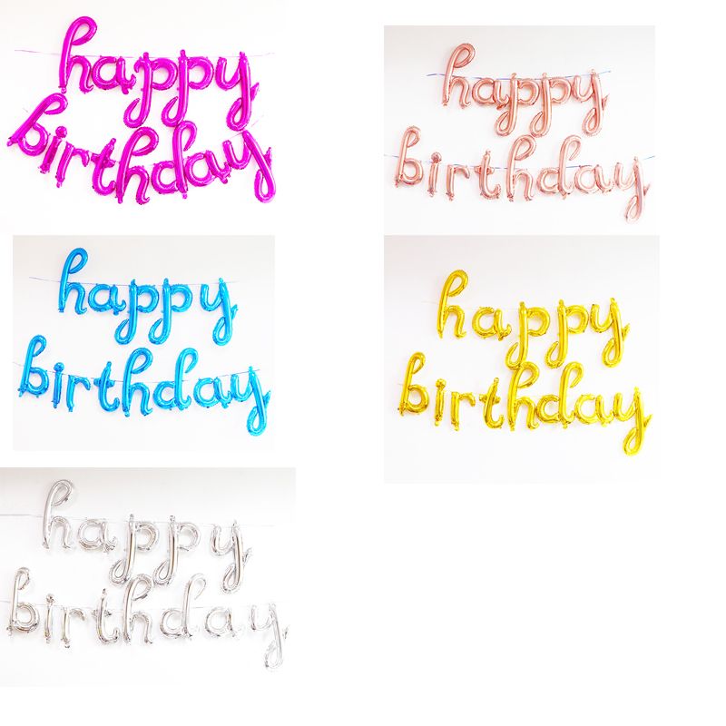 2020 18 Inch Happy Birthday Letter Foil Balloons For 1st 20 30 40 50 60th Birthday Party Decoration Balloon From Bestpartydecoration 4 53 Dhgate Com