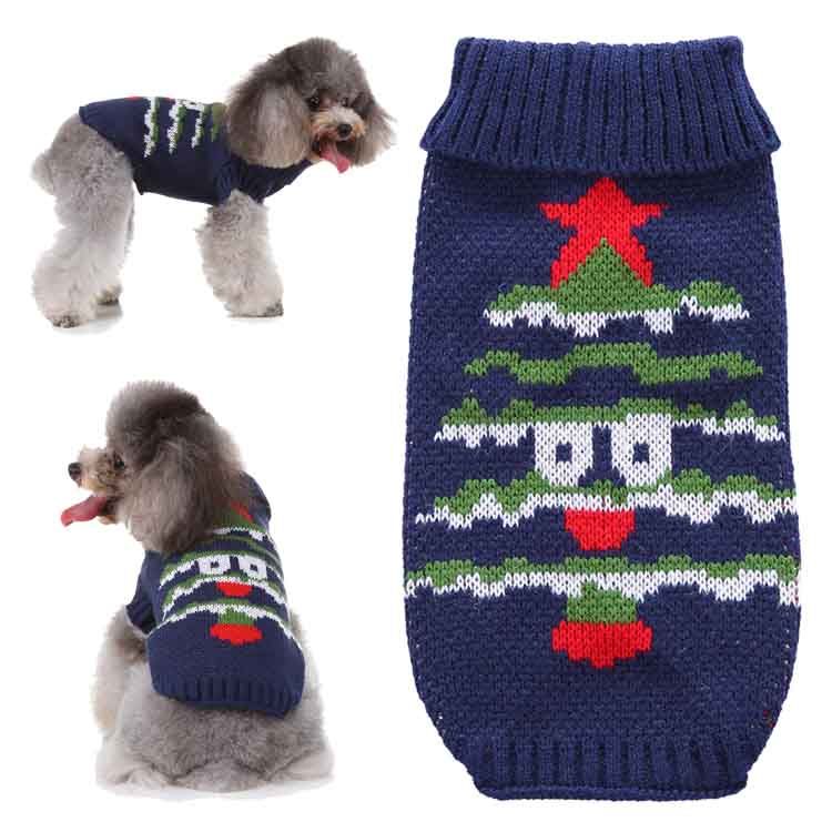 dog christmas tree sweater