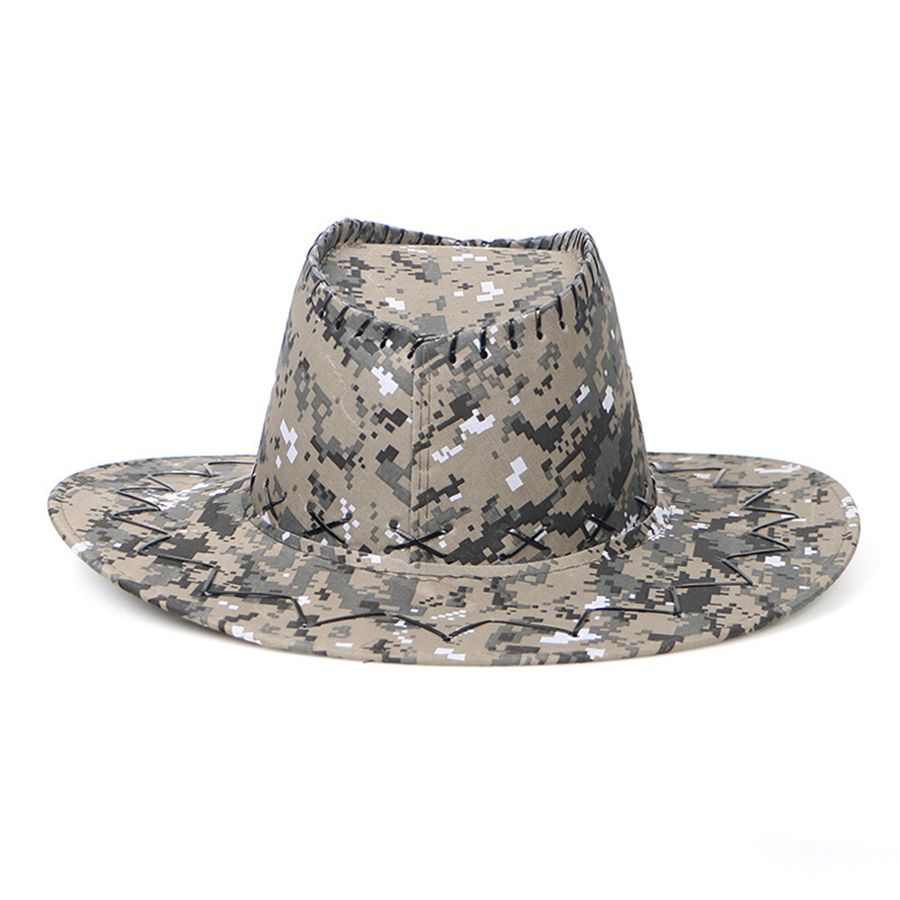 camouflage cowboy hat