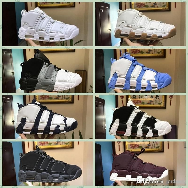 nike air uptempo homme jaune