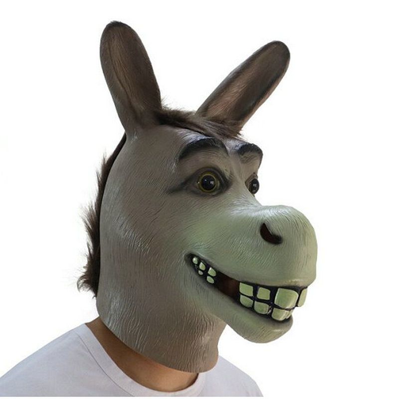 Grosshandel Latex Lustige Esel Kopf Maske Erwachsene Mr Dumme Esel Maske Halloween Cosplay Kostum Prop Atmungs Festival Party Supplies Von Asite 19 41