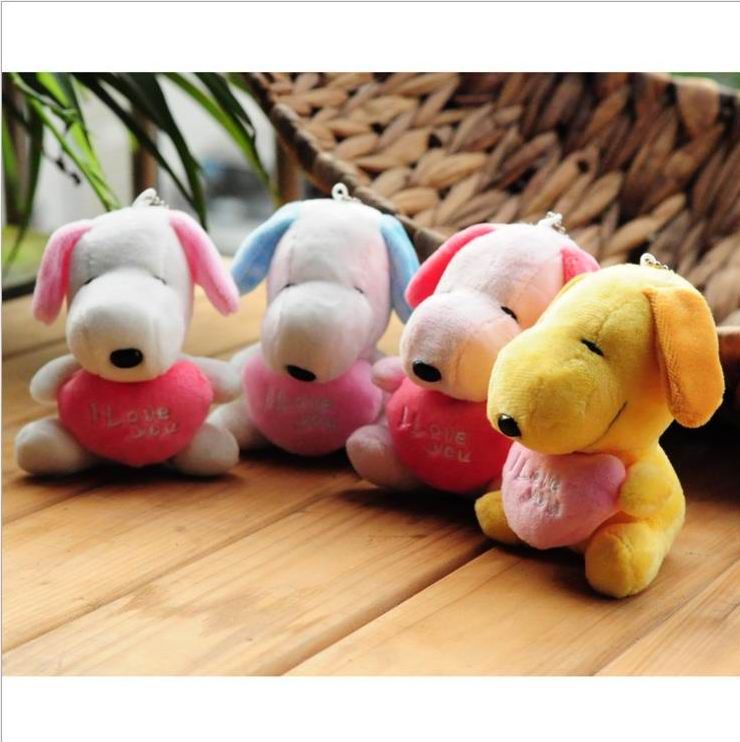 valentine snoopy plush