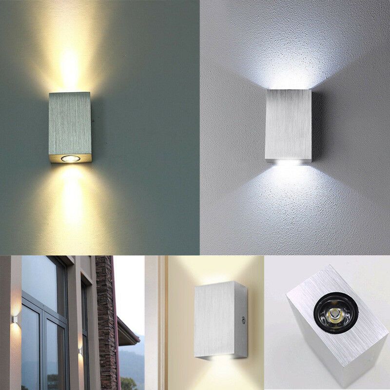 modern shielded led sconce