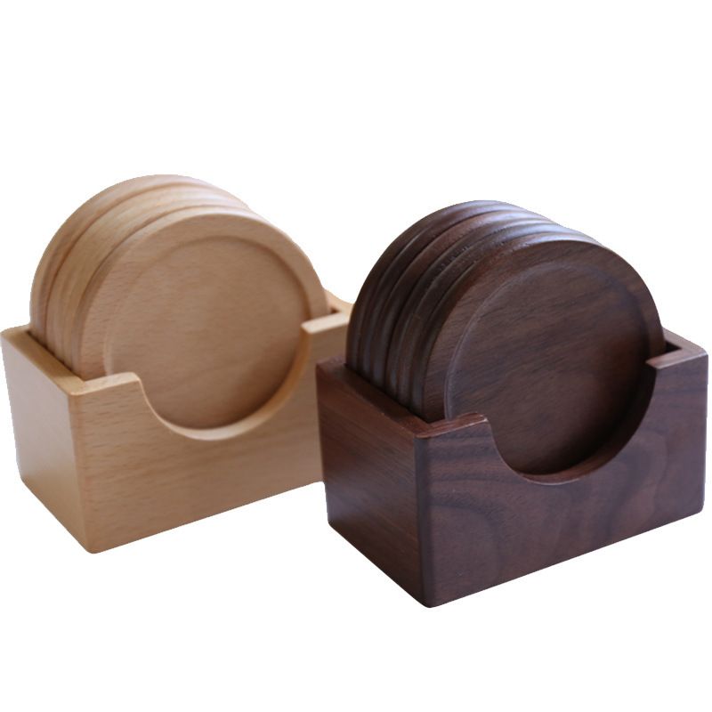 coaster set and holder