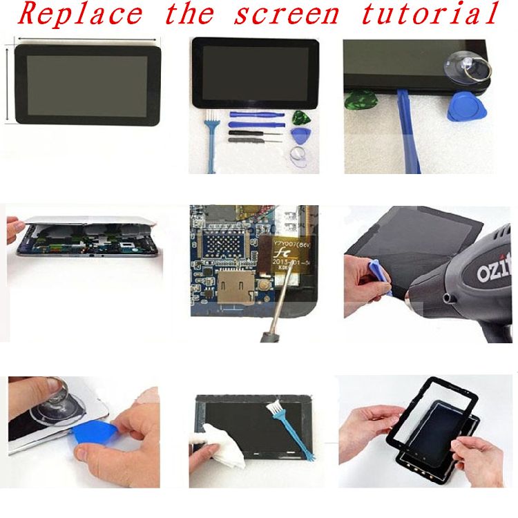 10pcs For 7/'/' IVIEW 769TPC Touch Screen Digitizer Tablet Replacement Sensor