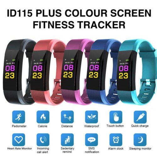 Suministro Al Por Mayor ID115 Plus Inteligente Pulsera Rastreador De  Ejercicios Inteligente Del Reloj Del Ritmo Cardíaco Correa De Reloj Pulsera  Para Teléfonos Inteligentes De Apple Android Con La Caja Al Por