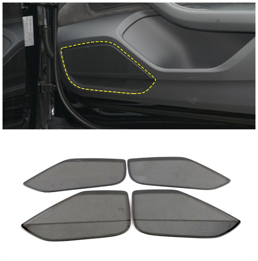 For Audi A8 D5 2018 2019 Car Styling Door Gate Loudspeaker Sound Chrome