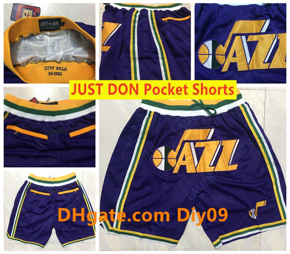utah jazz classic shorts