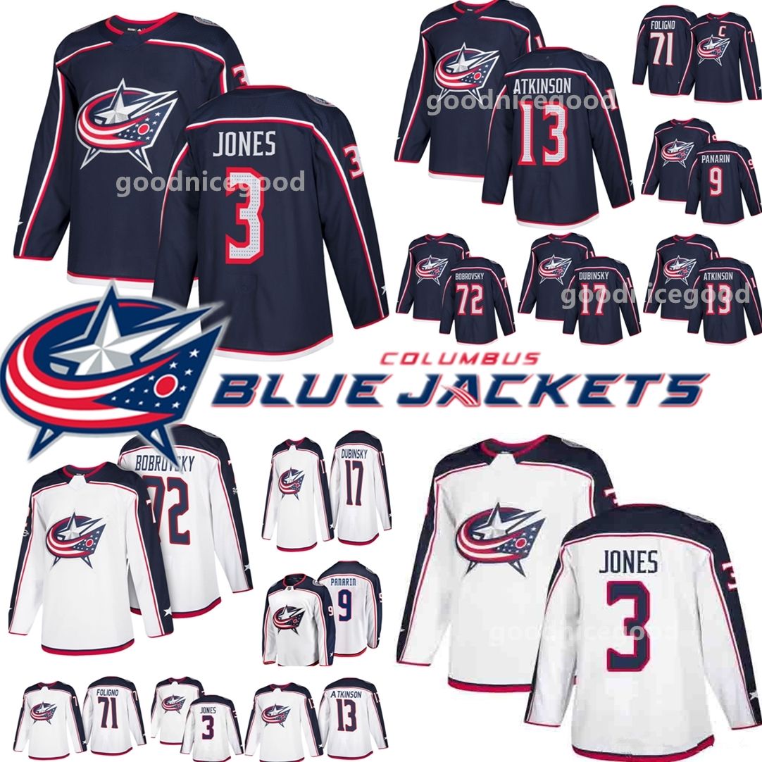 women's columbus blue jackets jersey