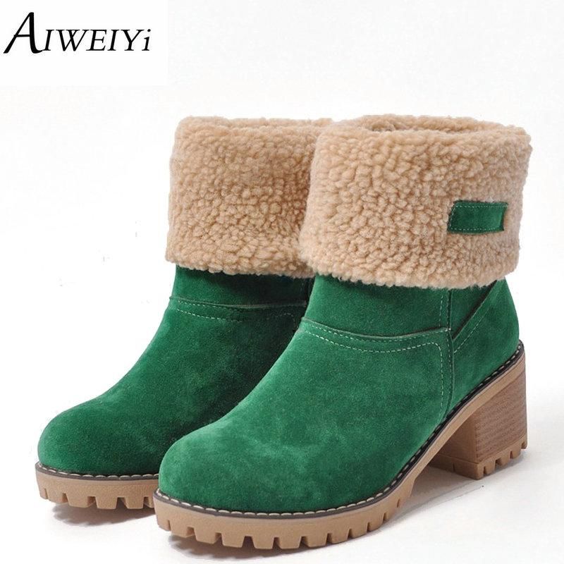 botte femme hiver fourrure